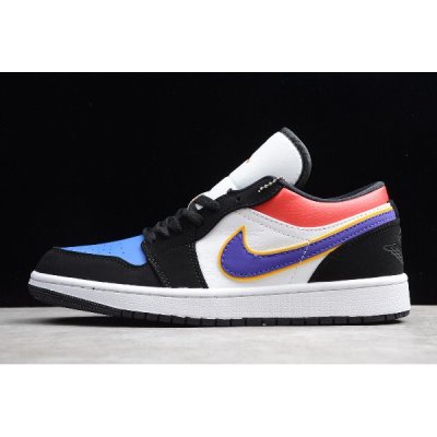 Nike Air Jordan 1 Low Lakers Top 3 Siyah / Mor Basketbol Ayakkabısı Türkiye - HR9OBAEF